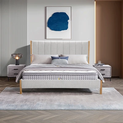 Gambar Informa 160x200 cm Mika Tempat Tidur - Krem
