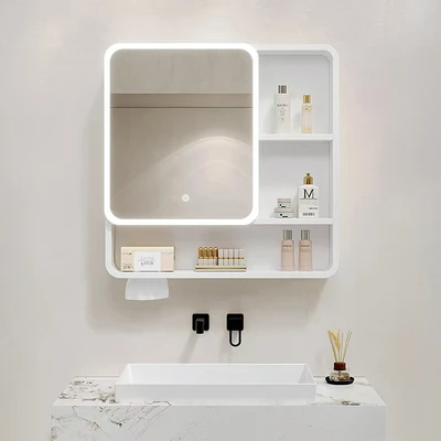 Gambar Informa Denise Kabinet Kamar Mandi Dengan Rak - Putih