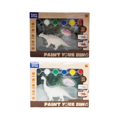 Gambar Kiddy Star Set Diy Paint Your Dino Washable Fk047652 Random