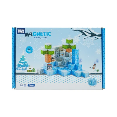 Gambar Kiddy Star Puzzle Magnetic Blocks Ice & Snow Set 66 Pcs - Mix