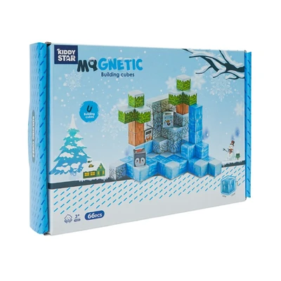 Gambar Kiddy Star Puzzle Magnetic Blocks Ice & Snow Set 66 Pcs - Mix