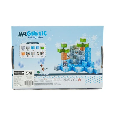 Gambar Kiddy Star Puzzle Magnetic Blocks Ice & Snow Set 66 Pcs - Mix