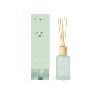 Gambar Breathe Gentle Lily Reed Diffuser 200 ml - Hijau