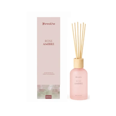 Gambar Breathe Rose Ambre Reed Diffuser 200 ml - Pink