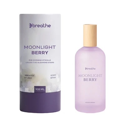 Gambar Breathe Moonlight Berry Spray Pengharum Ruangan 100 ml - Putih