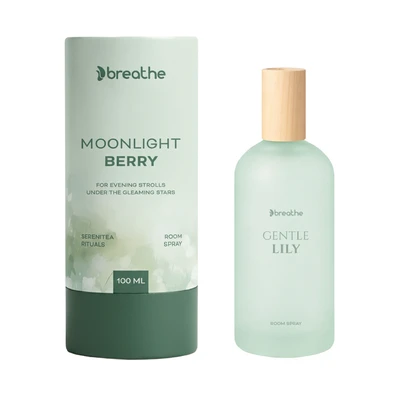 Gambar Breathe Gentle Lily Spray Pengharum Ruangan 100 ml - Hijau