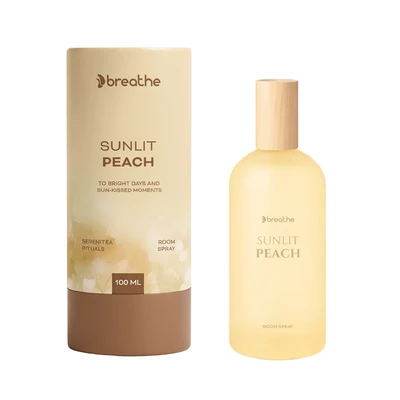 Gambar Breathe Sunlit Peach Spray Pengharum Ruangan 100 ml - Peach