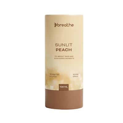 Gambar Breathe Sunlit Peach Spray Pengharum Ruangan 100 ml - Peach