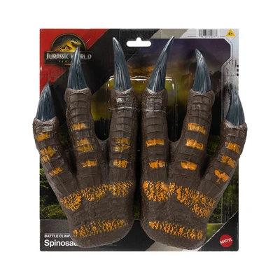 Gambar Jurassic World Rebirth Battle Claws Spinosaurus - Cokelat