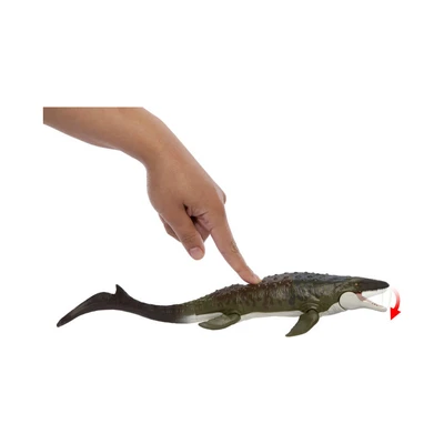 Gambar Matchbox Jurassic World Rebirth Set Mosasaurus Rescue Action Boat - Mix