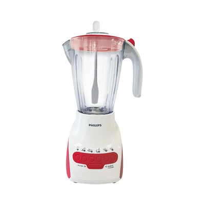 Gambar Philips Blender Plastik San 2 Liter 350 watt HR2115/60 - Putih/Merah