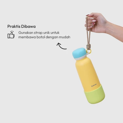 Gambar Picas Botol Vacuum Flask Pop Sip 2 In 1 500 ml Random
