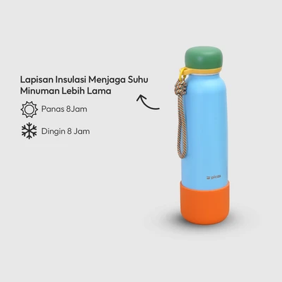 Gambar Picas Botol Vacuum Flask Pop Sip 2 In 1 750 ml Random