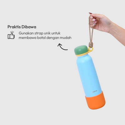 Gambar Picas Botol Vacuum Flask Pop Sip 2 In 1 750 ml Random