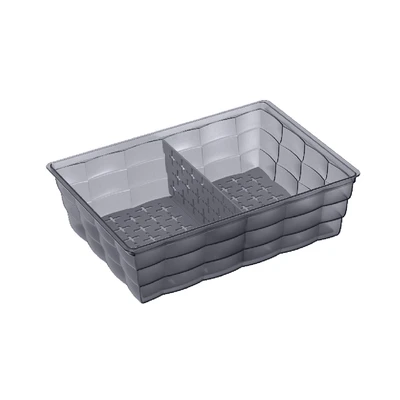 Gambar Stora Urban Kotak Penyimpanan Frosted Dengan Tutup 33.4x23.6x9.8 cm - Biru
