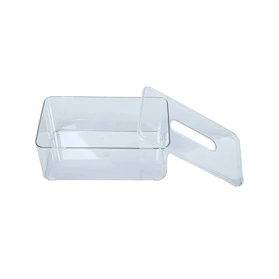 Gambar Stora 23.5x13.5x9.7 cm Kotak Tisu Frosted Plastik - Biru