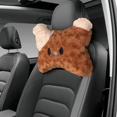 Gambar Otto Klasse Bantal Leher Kursi Mobil Bear - Cokelat