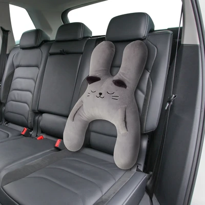 Gambar Otto Klasse Bantal Sabuk Pengaman Mobil Anak X Shape Cat - Abu-abu