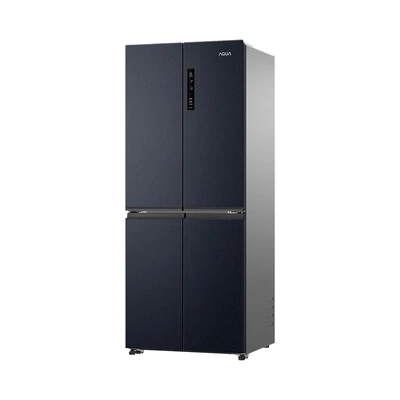 Gambar Aqua Kulkas 4 Pintu Side By Side 406 Liter AQR-CTD506RGC(CB) - Biru