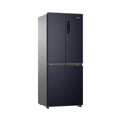 Gambar Aqua Kulkas 4 Pintu Side By Side 406 Liter AQR-CTD506RGC(CB) - Biru