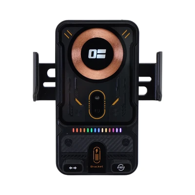 Gambar Otto Klasse Holder Smartphone Mobil Dengan Charger Wireless - Hitam