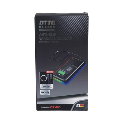 Gambar Otto Klasse 20 Watt Wireless Charger Anti Slip Pad - Hitam