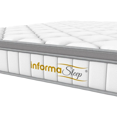 Gambar Informa Sleep 120x200x25 cm Antibacterial-2 Kasur Pocket Springbed In Box - Putih