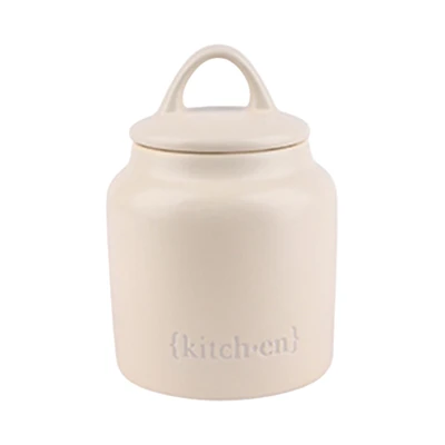 Gambar Appetite Dannis Stoples Keramik Bone China 650 ml Set 3 pcs Random