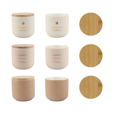 Gambar Appetite Daphne Stoples Keramik Bone China 550 ml Set 3 pcs Random