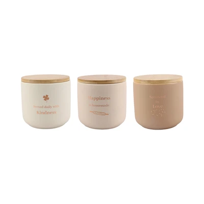 Gambar Appetite Daphne Stoples Keramik Bone China 550 ml Set 3 pcs Random
