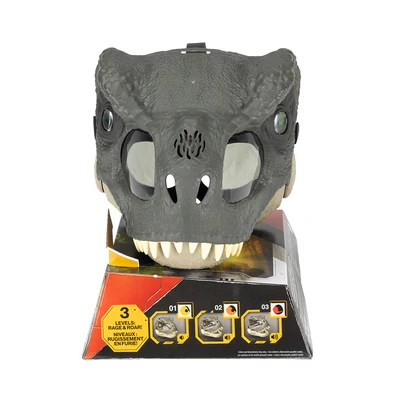 Gambar Jurassic World Roleplay Mask Rage & Roar Tyrannosaurus Rex - Abu-abu