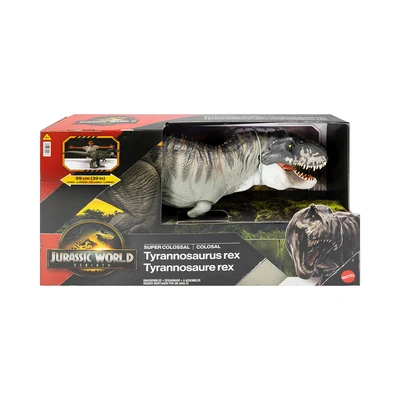 Jurassic World Rebirth Figure Super Colossal Tyrannosaurus Rex Abu-abu
