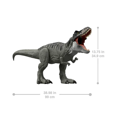 Gambar Jurassic World Rebirth Figure Super Colossal Tyrannosaurus Rex - Abu-abu