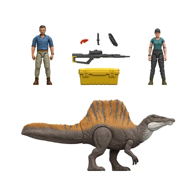 Gambar Jurassic World Rebirth Set Figure Spinosaurus Danger - Mix