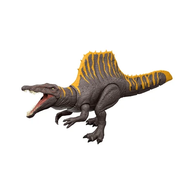 Gambar Jurassic World Rebirth Figure Tail Trasher Spinosaurus - Cokelat