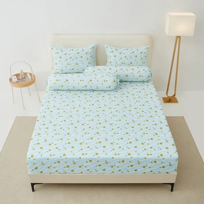 Gambar Informa 160x200 cm Set 5 Pcs Seprai Queen Microfiber Carra