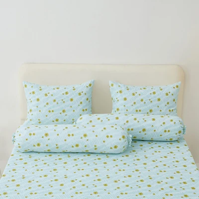 Gambar Informa 160x200 cm Set 5 Pcs Seprai Queen Microfiber Carra