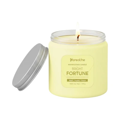 Gambar Breathe Lilin Aromaterapi New Year Resolution 120 gr Random
