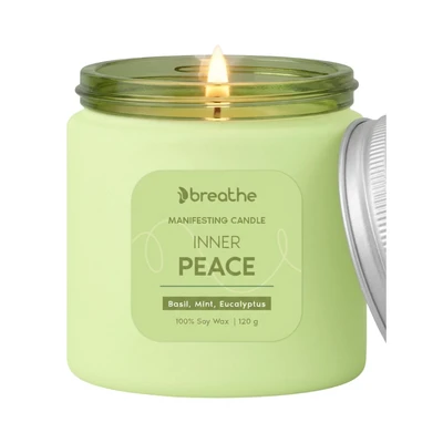 Gambar Breathe Lilin Aromaterapi New Year Resolution 120 gr Random