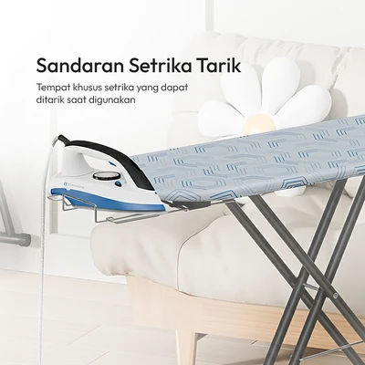 Gambar Informa Meja Setrika Lipat Hexagon Multiway - Biru