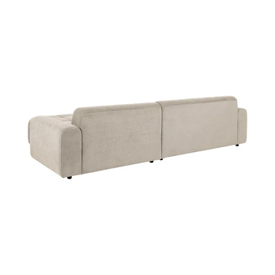 Gambar Nordia Columbia Sofa L Sectional Fabric Caso - Krem