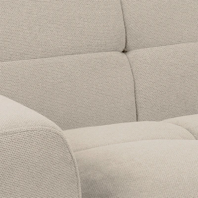 Gambar Nordia Columbia Sofa L Sectional Fabric Caso - Krem