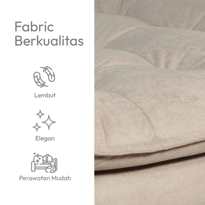 Gambar Informa Berlin Sofa Bed Fabric - Krem