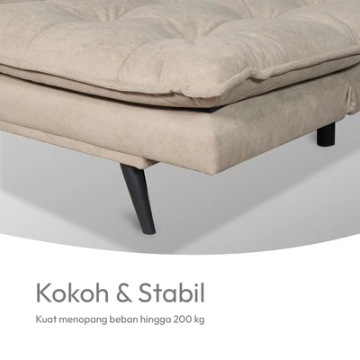 Gambar Informa Berlin Sofa Bed Fabric - Krem