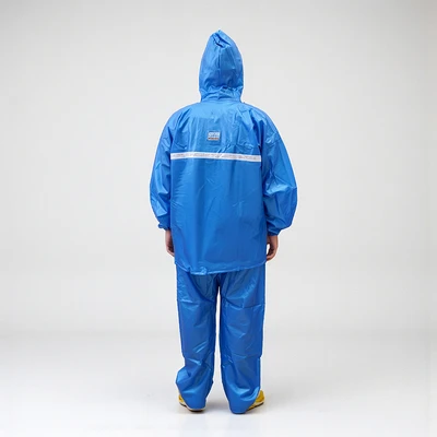 Gambar Otto Klasse Ukuran XXL Jas Hujan PVC Dengan Reflektor - Biru