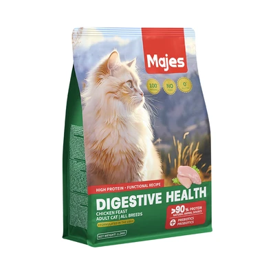 Gambar Majes Makanan Kucing Kering Adult Digestive Health Chicken 1.2 kg