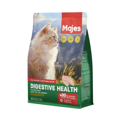 Gambar Majes Makanan Kucing Kering Adult Digestive Health Chicken 1.2 kg