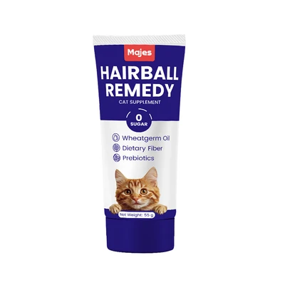 Gambar Majes Gel Suplemen Kucing All Life Stages Hairball Remedy 55 gr