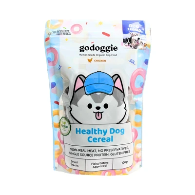 Gambar Godoggie Camilan Anjing Healthy Dog Cereal Chicken 50 pcs