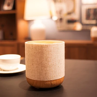 Gambar Breathe Shizuka Ultrasonic Diffuser Aroma - Cokelat Kayu/Putih